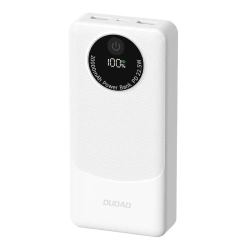 Powerbank Dudao K12Pro 22,5W PD 20000mAh USB-A, USB-C - biały