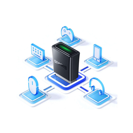 Baseus BA07 Bluetooth-USB-Adapter – Schwarz