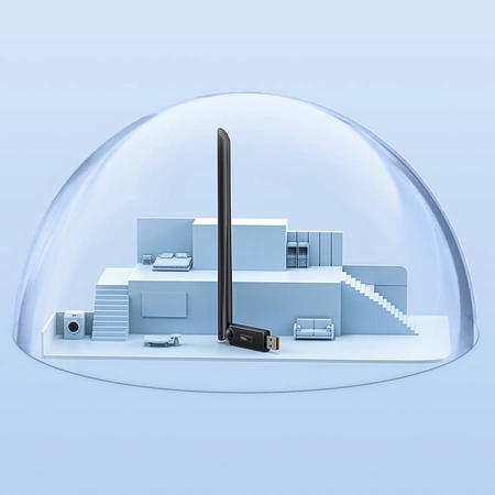 Baseus BS-OH171 150 Mbit/s USB-Netzwerkkarte – Schwarz