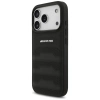 Etui AMG Leather Debossed Lines Logo do iPhone 17 Pro - czarne