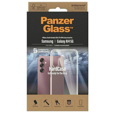 Case SAMSUNG GALAXY A14 5G PanzerGlass ClearCase (0436) Clear transparent