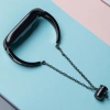 Metallarmband für Xiaomi Mi Band 3 / 4 / 5 / 6 Band Strap - Schwarz