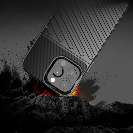 Thunder Case Flexibel Robuste Panzer Handyhülle TPU Schutzhülle für iPhone 13 Pro Max blau