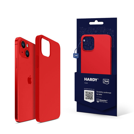 Apple iPhone 14 Plus - 3mk Hardy Silicone MagCase Red