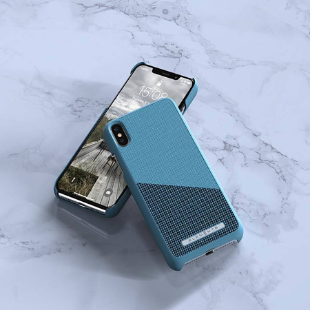 Nordic Elements Saeson Freja - Materiałowe etui iPhone Xs Max (Petrol)