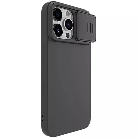 Etui Nillkin CamShield Silky Silicone do Iphone 15 Pro czarny
