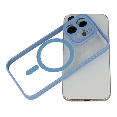 Acrylic Color Magsafe Case do Samsung Galaxy S23 Ultra jasnoniebieski