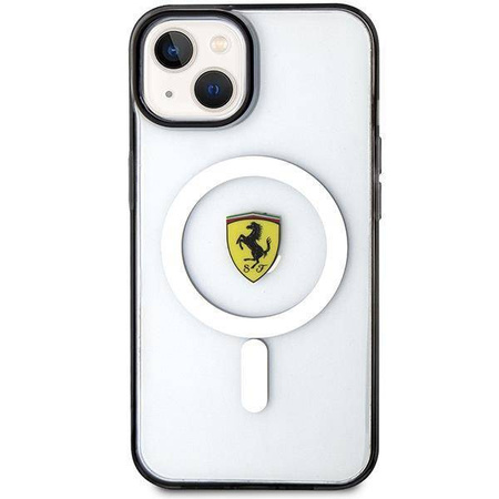 Ferrari FEHMP14MURKT iPhone 14 Plus 6.7" clear/transparent hardcase Outline Magsafe
