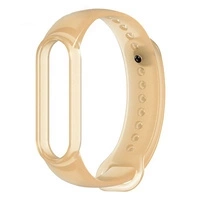 Silicone strap for Xiaomi Mi Band 5 / 6 wristband strap - gold