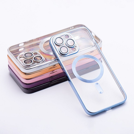 Futerał Electro Mag Cover kompatybilny z MagSafe do IPHONE 15 PRO MAX niebieski