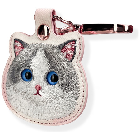 Etui na lokalizator / brelok Nimmy Big   Eyed Pet 2.0 Cat różowy