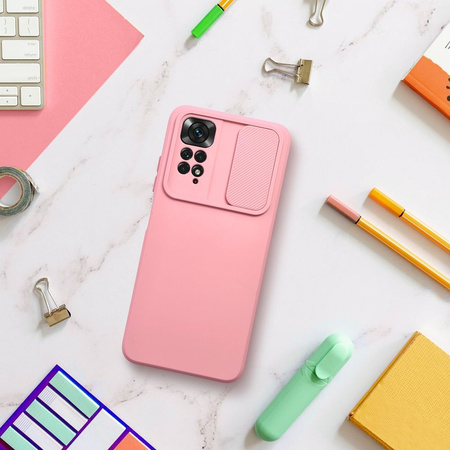 Futerał SLIDE do XIAOMI Redmi 12C jasnoróżowy