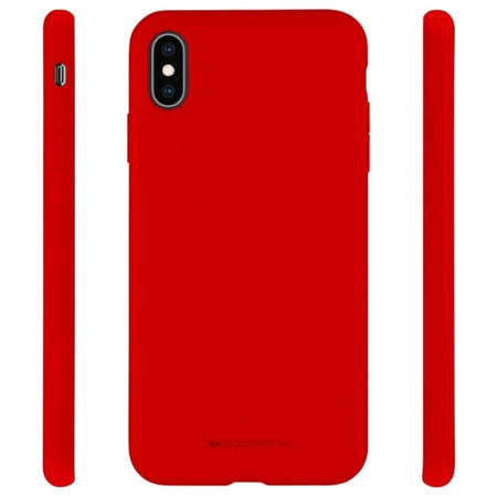 MERCURY SILICONE CASE IPHONE 7/8 SE (2020), RED / CZERWONY