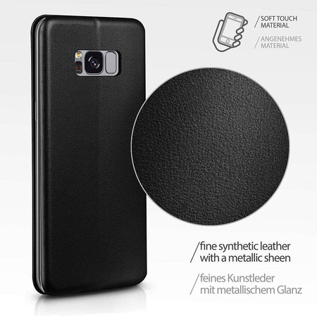 Etui XIAOMI REDMI NOTE 9S / NOTE 9 PRO portfel z klapką skóra ekologiczna Flip Elegance czarne