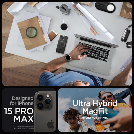 Spigen ULTRA HYBRID MAG MAGSAFE IPHONE 15 PRO MAX KOHLENSTOFFFASER