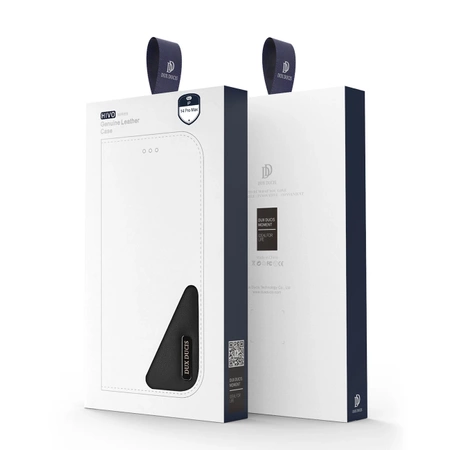 Dux Ducis Hivo echt Leder booktype case schutzhülle aufklappbare hülle für iPhone 14 Pro Max braun