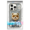 Nimmy etui iPhone 16 Pro Max 6.9"         szary/gray Cool&Cute 2.0 Bear