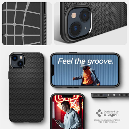 Spigen LIQUID AIR IPHONE 14 PLUS MATTSCHWARZ