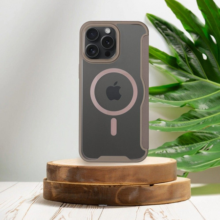 Kabura SMART MAG kompatybilna z MagSafe do IPHONE 15 Pro Max tytanowa