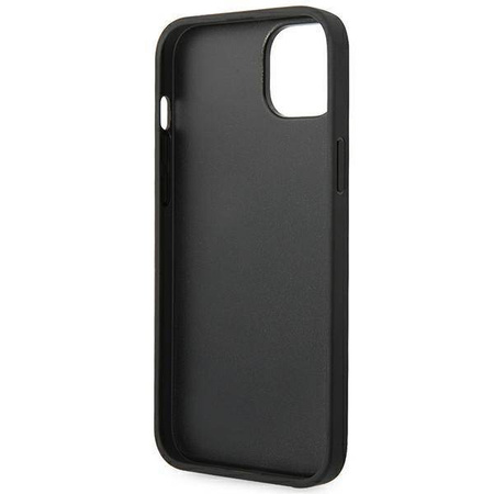 Oryginalne Etui IPHONE 14 PLUS Karl Lagerfeld Hardcase Monogram Stripe (KLHCP14MPGKLSKG) szare