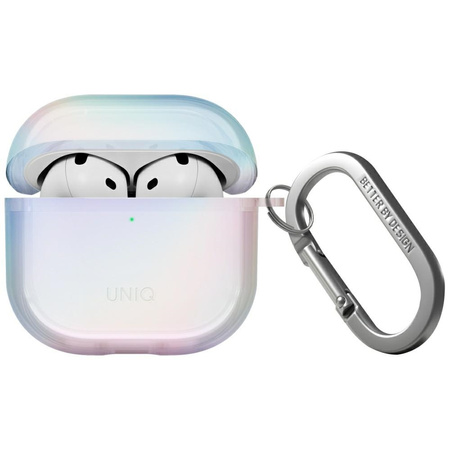 Etui UNIQ Iridescia do AirPods 4 Hang Case holo quartz