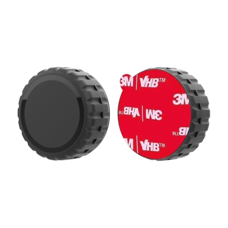 Etui na Apple AirTag zakręcane, wodoodporne, samoprzylepne - czarne - 4 sztuki