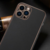Dux Ducis Yolo eleganckie etui pokrowiec ze skóry ekologicznej iPhone 13 Pro Max czerwony