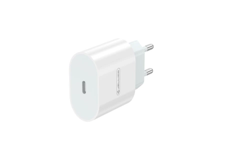 JELLICO wall charger AK200 PD 20W 1xUSB-C + cable USB-C - Lightning White