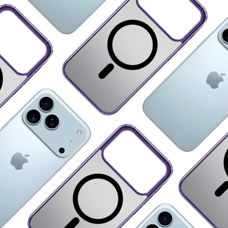 Apple iPhone 17 Pro Max - 3mk Frosty MagCase Purple