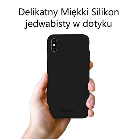 MERCURY SILICONE CASE IPHONE 13 PRO BLACK / CZARNY