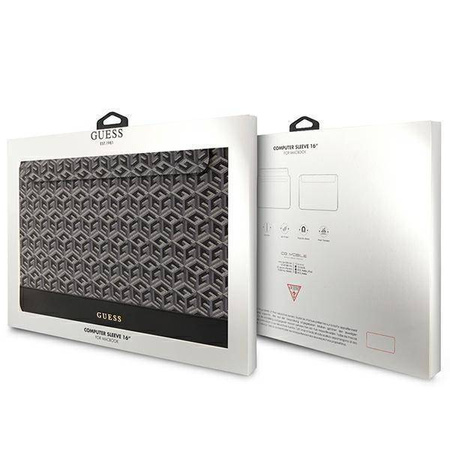 Torba LAPTOP 16" Guess Sleeve GCube Stripes (GUCS16HGCFSEK) czarne