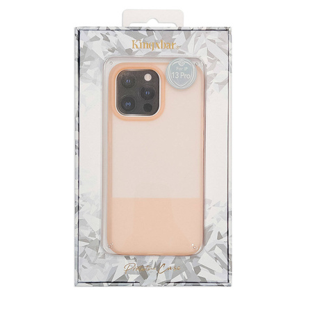 Kingxbar Plain Series Hülle für iPhone 13 Pro Silikonhülle Pink