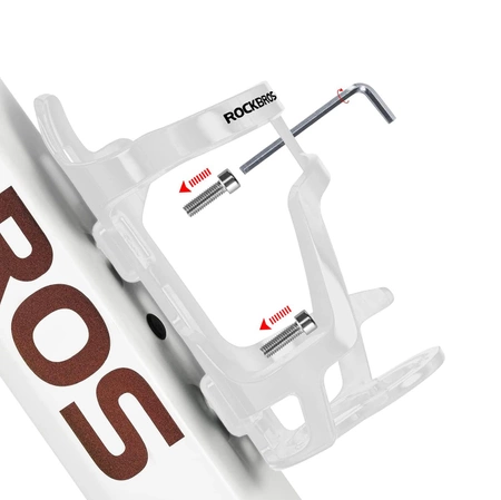 Rockbros 31210012002 Fahrrad-Trinkflaschenhalter – Weiß