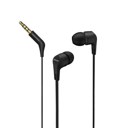 SŁUCHAWKI PHILIPS DOUSZNE PRZEWODOWE CZARNE TAE1105BK