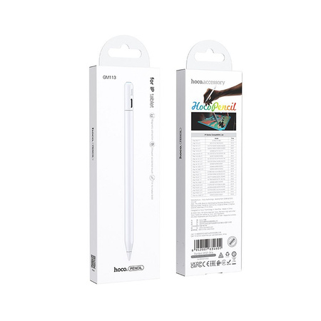 HOCO rysik pojemnościowy aktywny 130 mAh GM113 biały