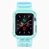 Silikonband Armband Armband Gehäuseband Lichtset Für Apple Watch 38mm - Blau