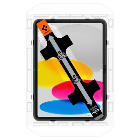 TEMPERED GLASS Spigen GLAS.TR &quot;EZ FIT&quot; IPAD 10.9 2022 CLEAR
