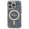 Original Case IPHONE 16 PRO MAX Guess Hardcase IML 4G MagSafe (GUHMP16XH4STB) blue