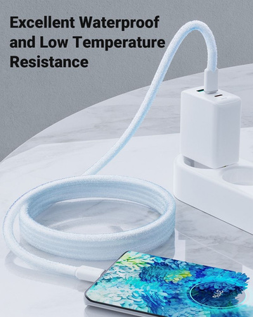 Acefast Kabel USB Typ C - USB Typ C 1,2m, 60W (20V / 3A) weiß (C2-03 weiß)