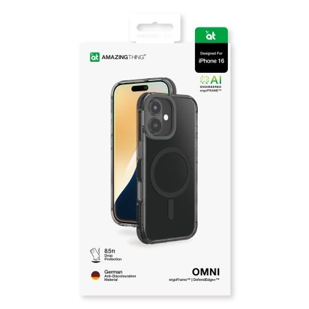 AmazingThing Omni Mag Case for iPhone 16 - Black