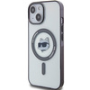 Karl Lagerfeld KLHMP15MHCHNOTK iPhone 15 Plus 6.7&quot; transparent hardcase IML Choupette`s Head MagSafe