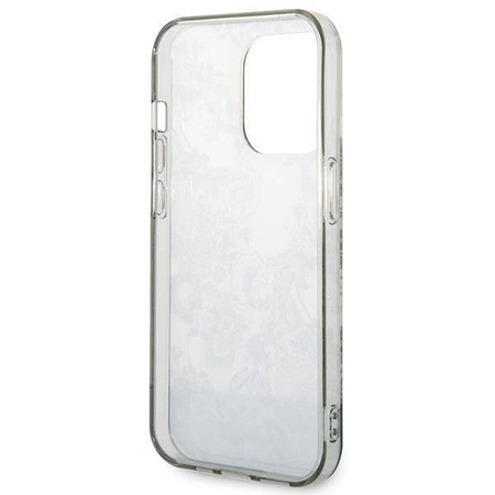 Guess GUHCP14XHGPLHG iPhone 14 Pro Max 6,7 "Grau / Graue Hartschalen-Porzellankollektion