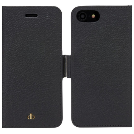 Etui dbramante 1928 New York 2w1 Wallet   do iPhone 7/8/SE 2020/SE 2022 czarny/black