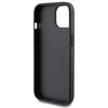 Guess 4G Metal Gold Logo Hülle für iPhone 15 – Grau