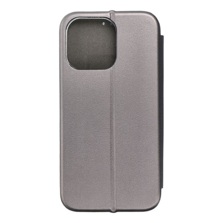 Kabura Book Elegance do IPHONE 15 PRO MAX stalowy