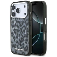 Karl Lagerfeld IML Leopard Pattern MagSafe Case für iPhone 17 Pro - Schwarz