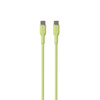 PURO ICON Soft Cable – Kabel USB-C do USB-C 1.5 m (Matcha Green)