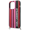 Karl Lagerfeld KLHCP14XSTSTP iPhone 14 Pro Max 6,7" hardcase różowy/pink Color Stripes Strap