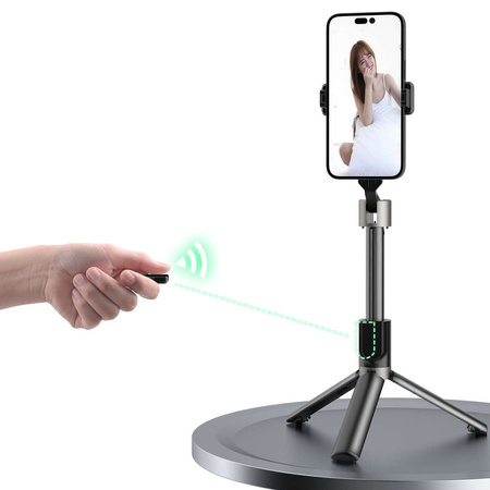 Selfie-Stick / Teleskopstange mit Stativ Dudao F18B - Schwarz