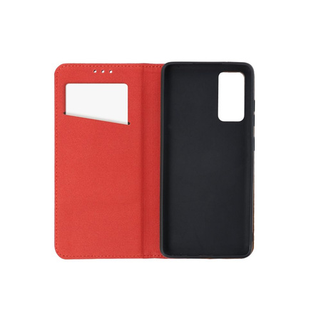 Kabura SMART PRO Book skórzana do XIAOMI Redmi 15C bordowy